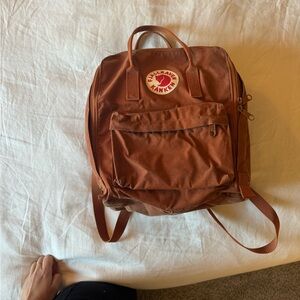 Fjallraven Kanken burnt orange backpack